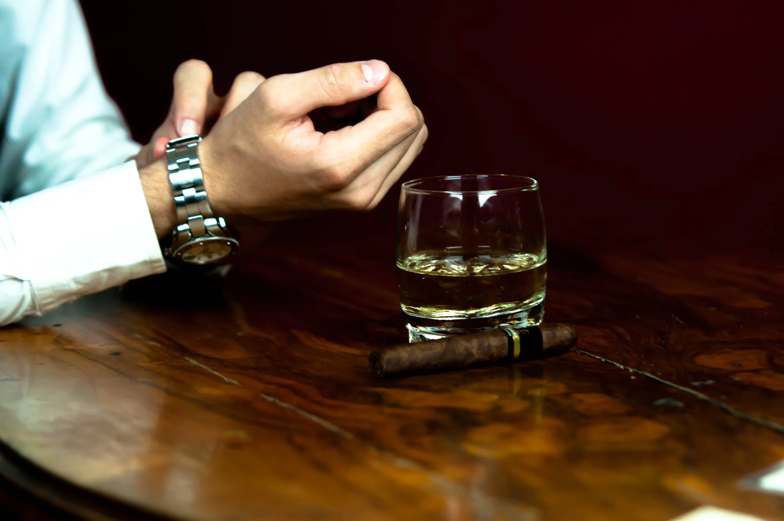 酒と腕時計